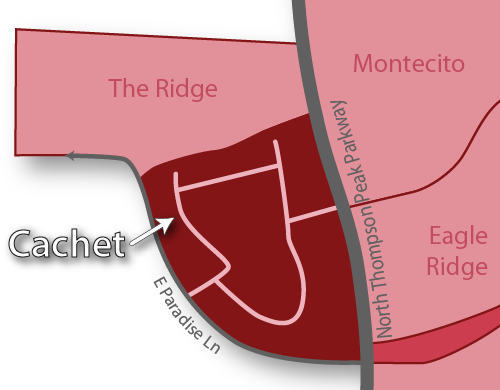 Cachet Condos Map