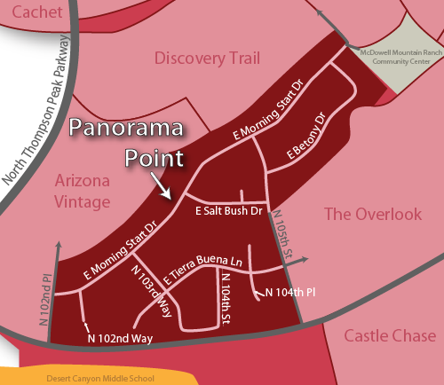 Panorama Point Real Estate Map