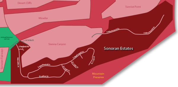 Sonoran Estates Real Estate Map