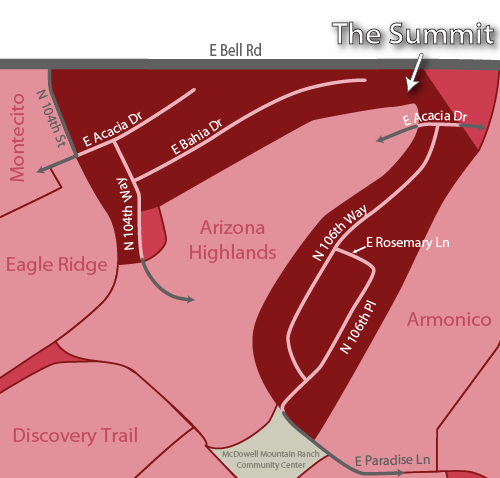 The Summit Real Estate Map