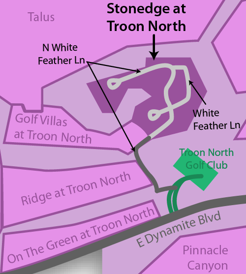 Stonedge at Troon North Real Estate Map