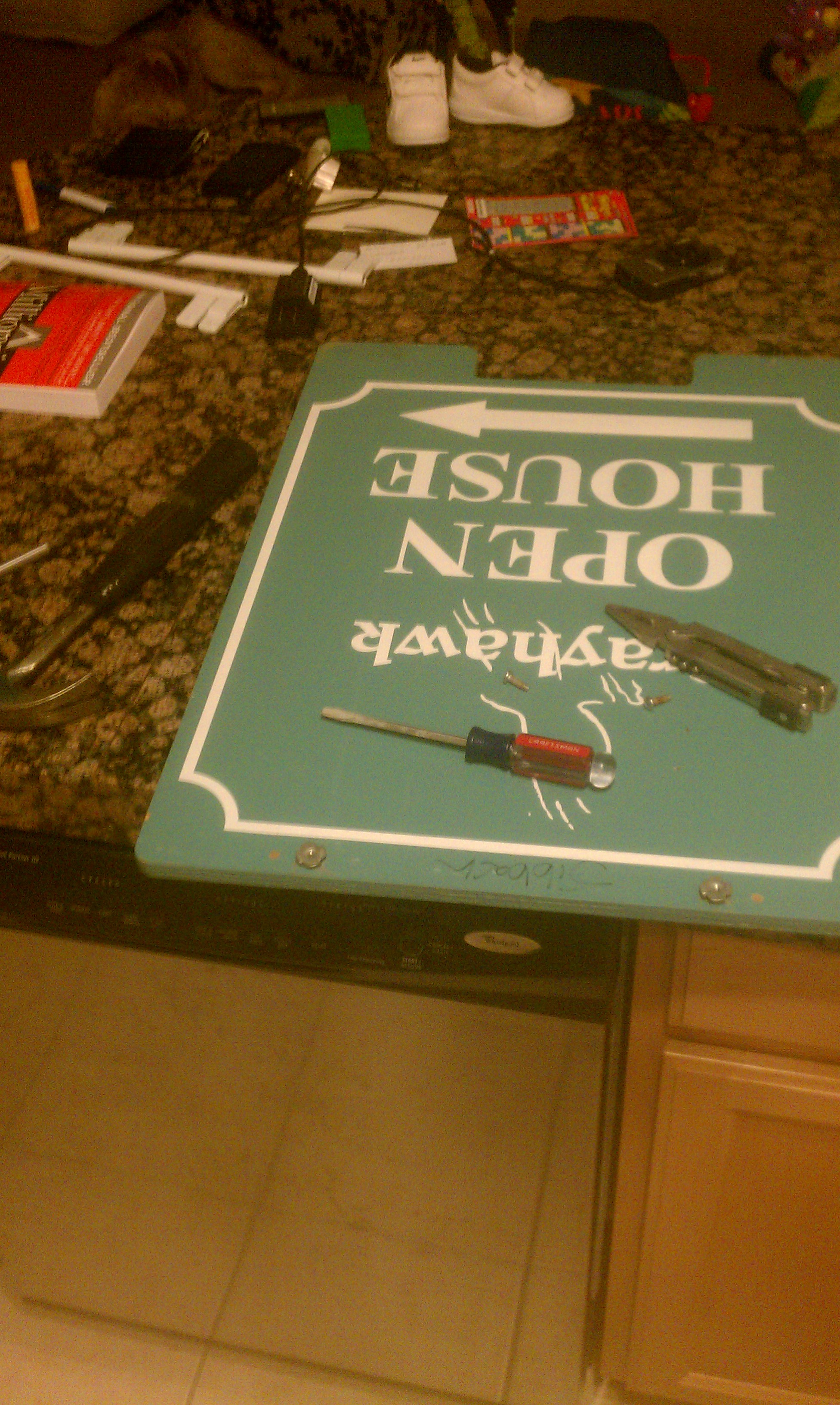 Grayhawk Open House Sign