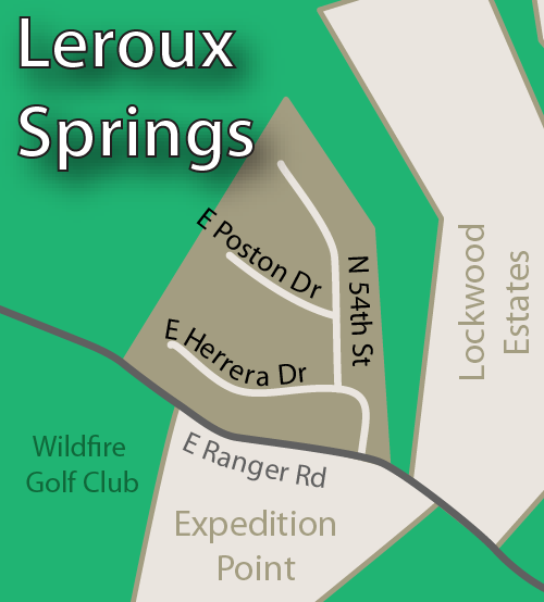 Leroux Springs Map
