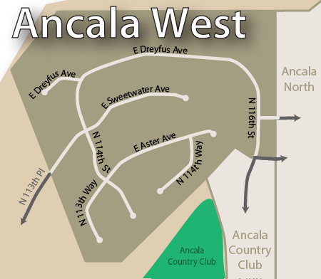 Ancala West Map