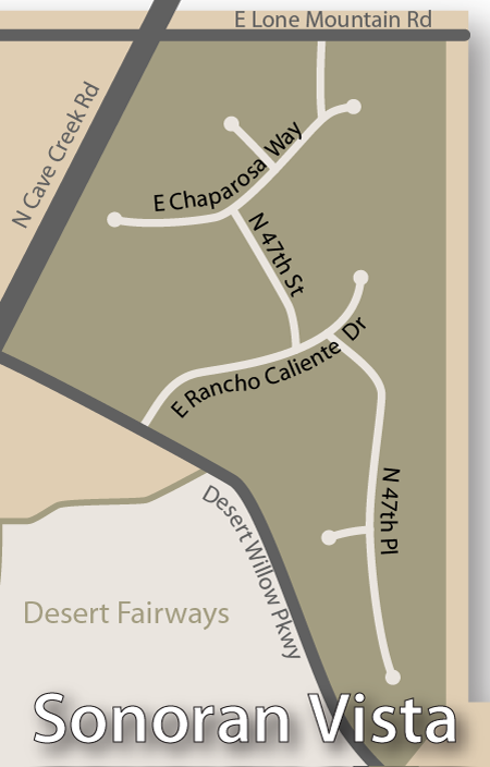 Sonoran Vista Map