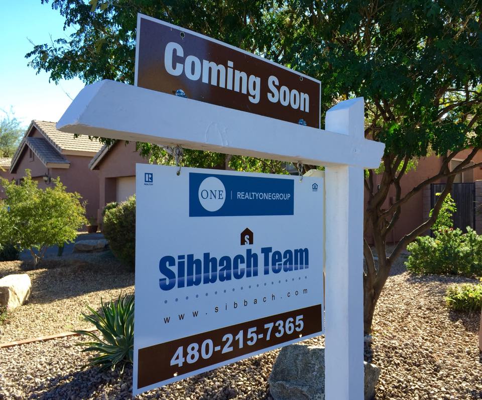 North Scottsdale Sibbach Team top realtor sign