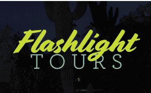 flashlight tour desert botanical garden